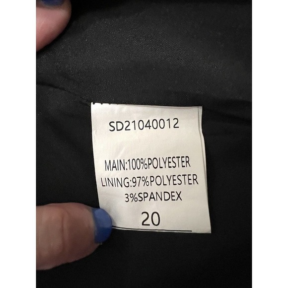 NWT Showpo Loree Midi Dress Puff Sleeve High Slit Black Floral Womens Size 16 - Picture 14 of 16